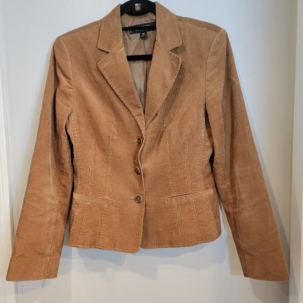 Camel Corduroy Blazer